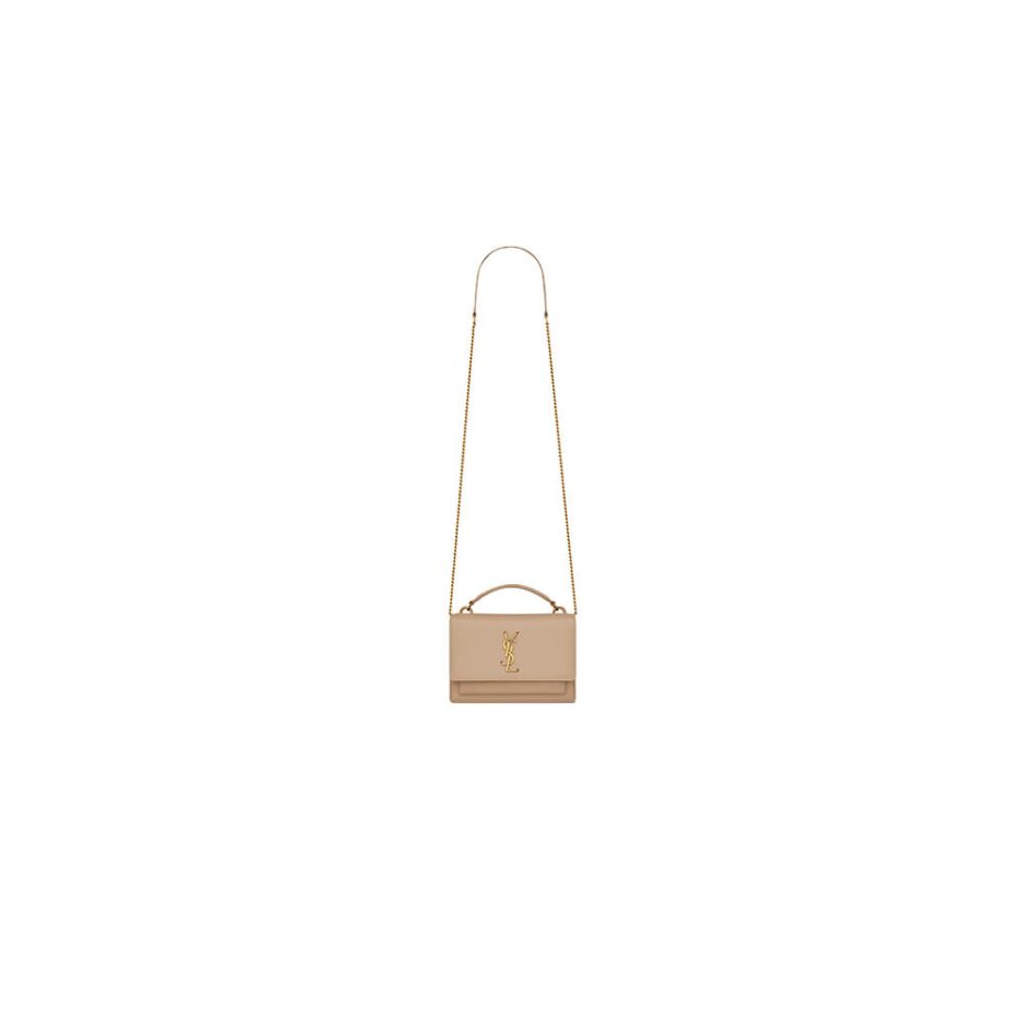 SUNSET CHAIN WALLET IN SMOOTH LEATHER