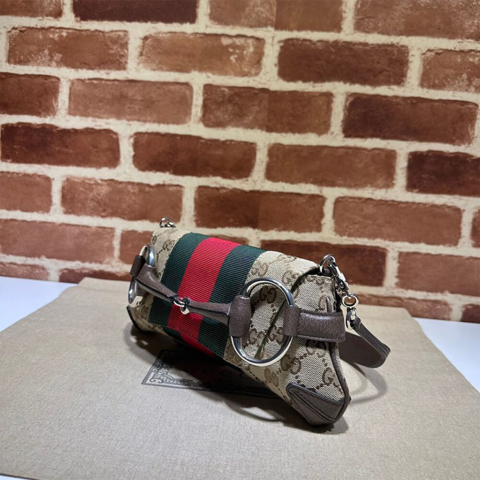 G*u*i horsebit chain small shoulder bag