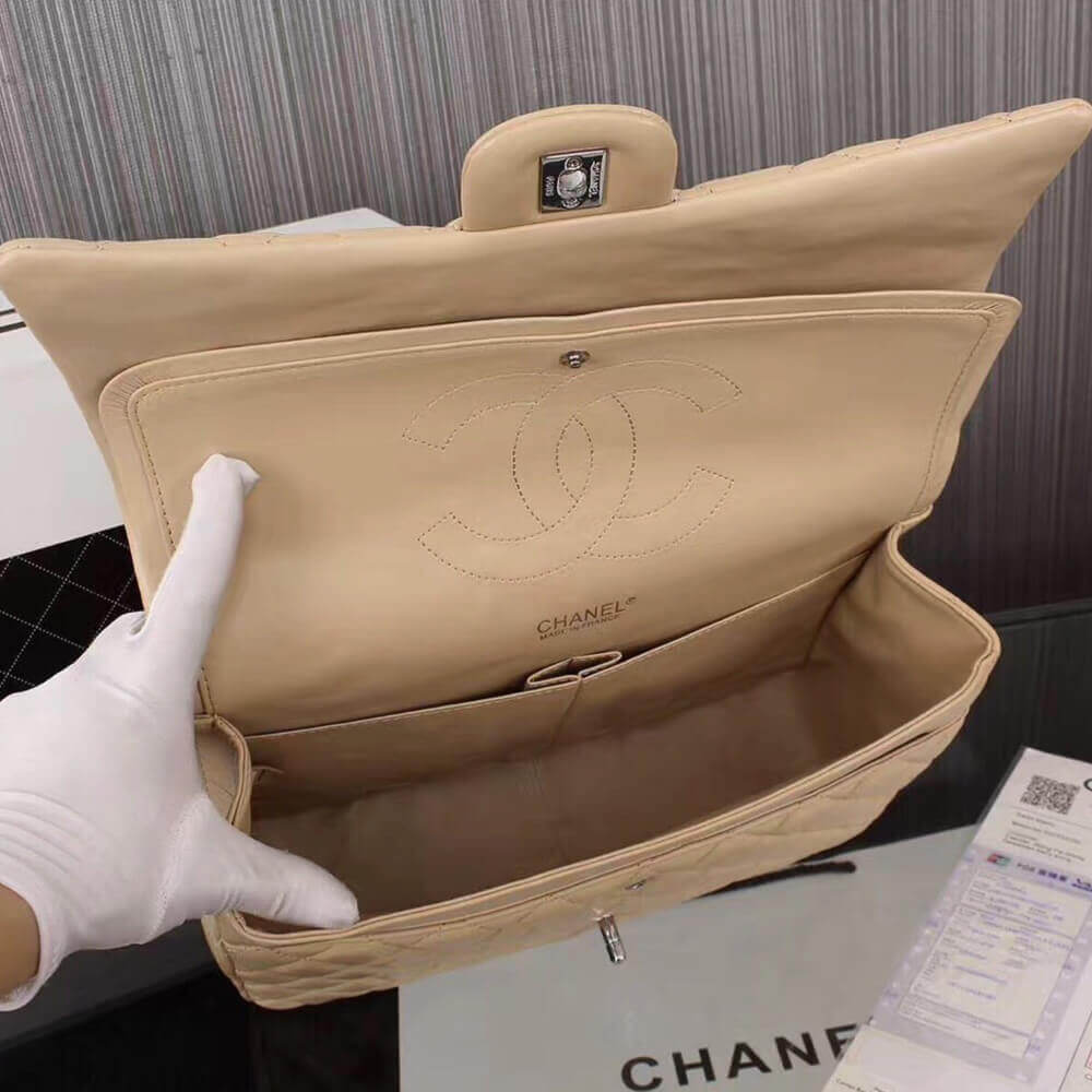 Ch*el classic maxi handbag