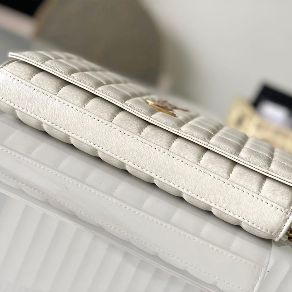 YSL LAMBSKIN CASSANDRE CHAIN WALLET